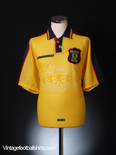 1996-99 Scotland Away Shirt M Football Shirt