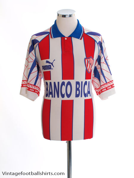 1996 Club Atletico Union Home Shirt L Football Shirt