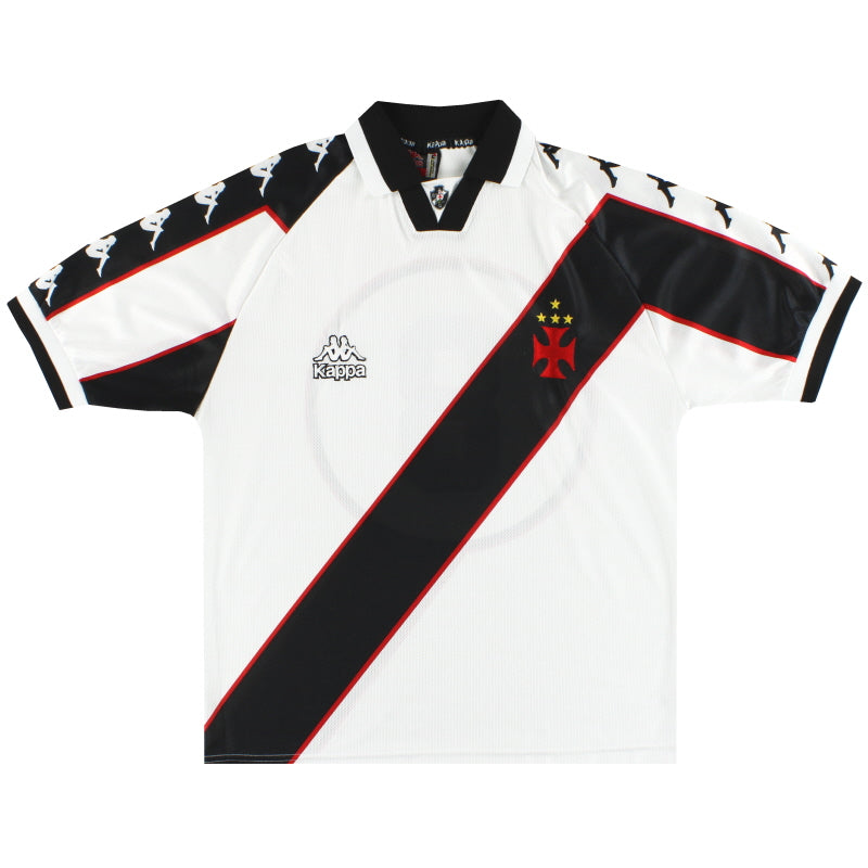 1996 Vasco Da Gama Kappa Away Shirt #8 *Mint* L Football Shirt