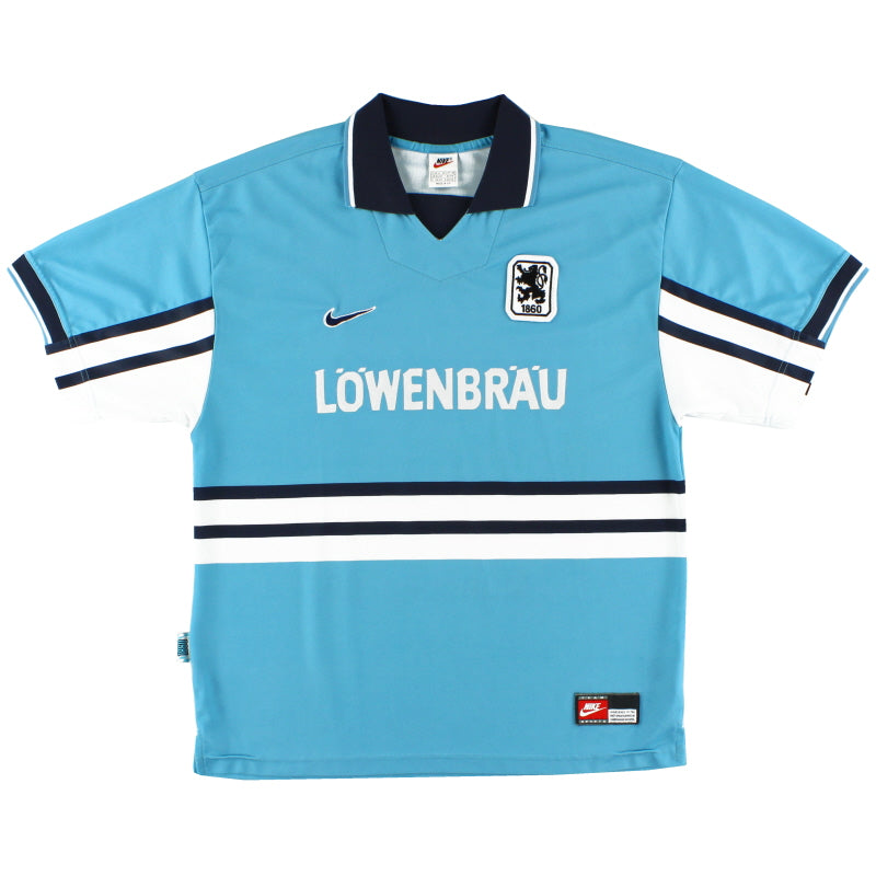 1997-98 1860 Munich Nike Home Shirt L.Boys Football Shirt