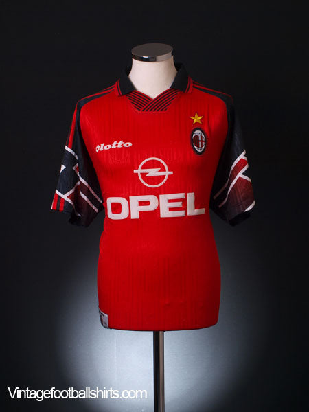 1997 AC Milan 'Belo Horizonte' Away Shirt L Football Shirt