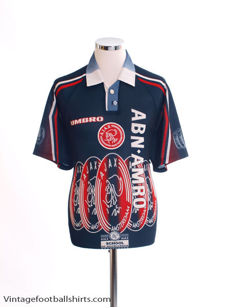 1997-98 Ajax Away Shirt L Football Shirt