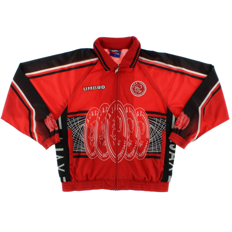 1997-98 Ajax Umbro Track Jacket S Jacket