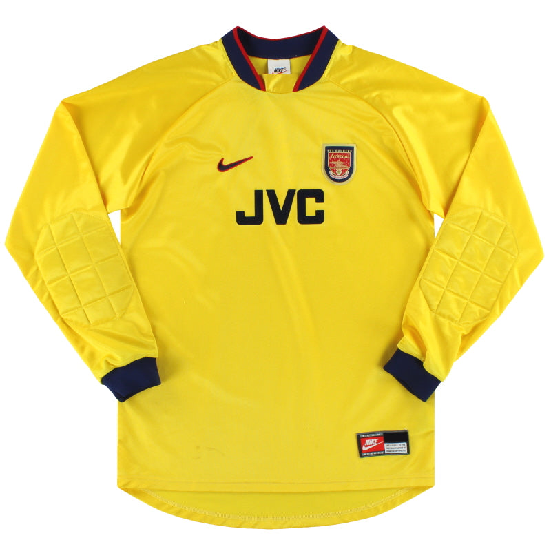 1997-98 Arsenal Nike Goalkeeper Shirt XL.Boys Football Shirt