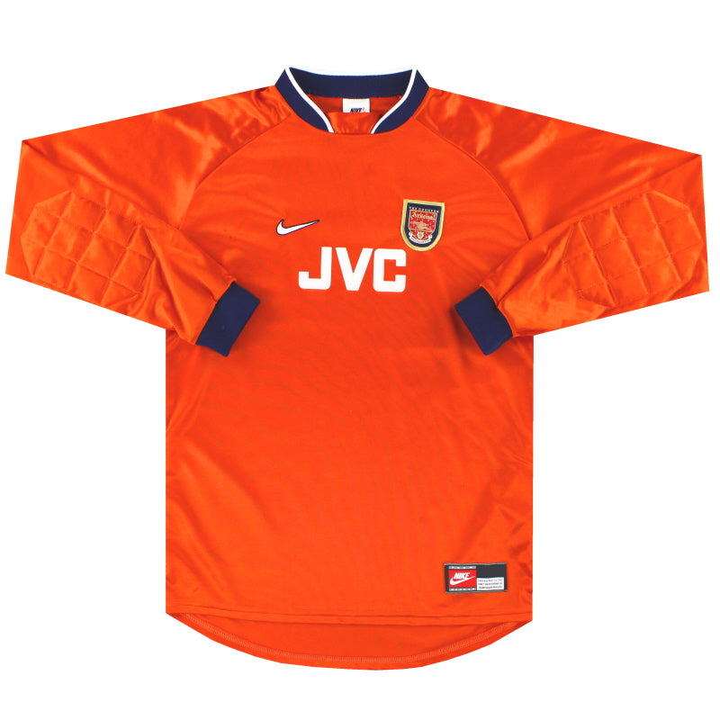 1997-98 Arsenal Nike Goalkeeper Shirt XL.Boys Football Shirt