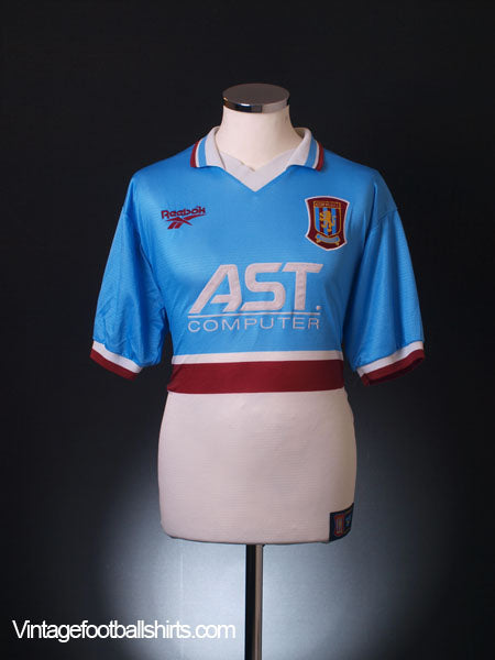 1997-98 Aston Villa Away Shirt M Football Shirt