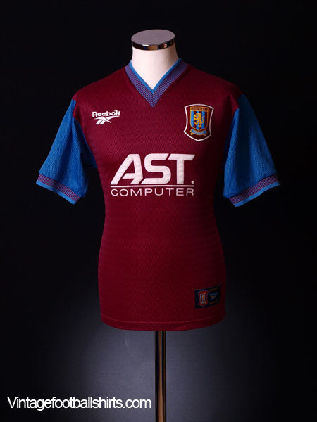1997-98 Aston Villa Home Shirt S Football Shirt