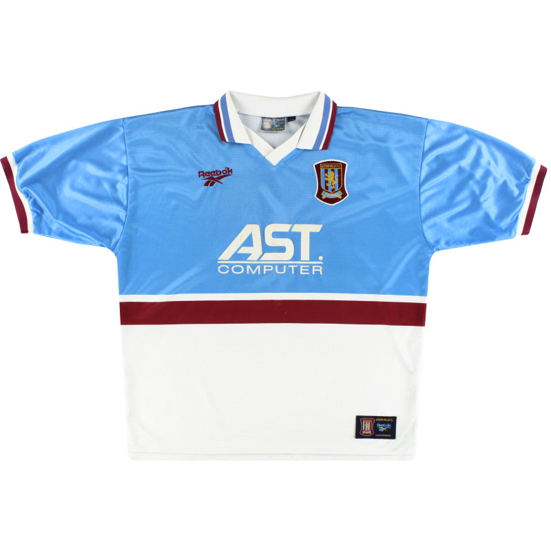 1997-98 Aston Villa Reebok Away Shirt XL Football Shirt