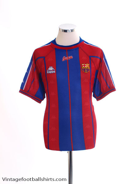 1997-98 Barcelona Home Shirt XL Football Shirt