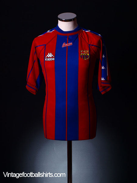 1997-98 Barcelona Home Shirt XL Football Shirt
