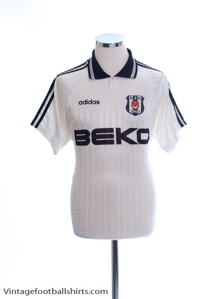 1997-98 Besiktas Match Issue Home Shirt #9 L Football Shirt