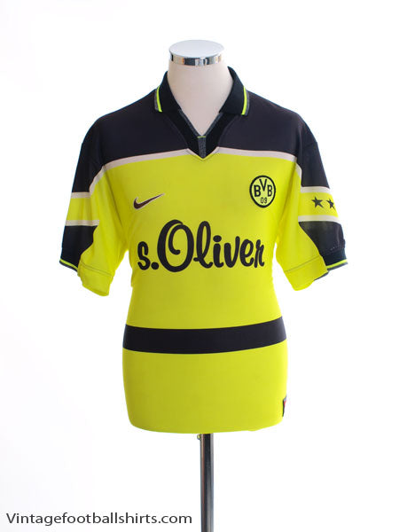 1997-98 Borussia Dortmund Home Shirt #18 M Football Shirt