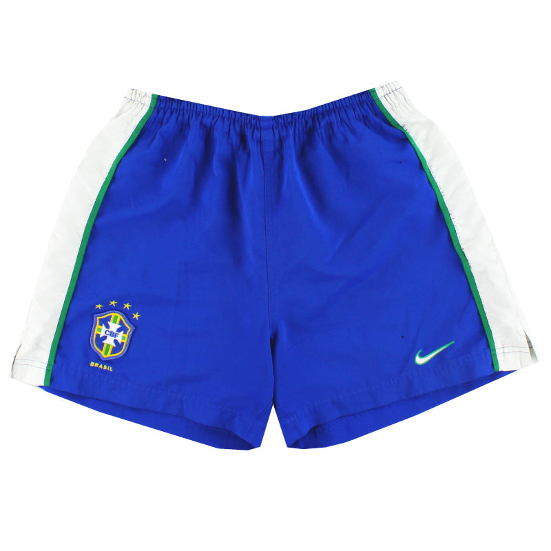 1997-98 Brazil Nike Home Shorts S Football Shorts