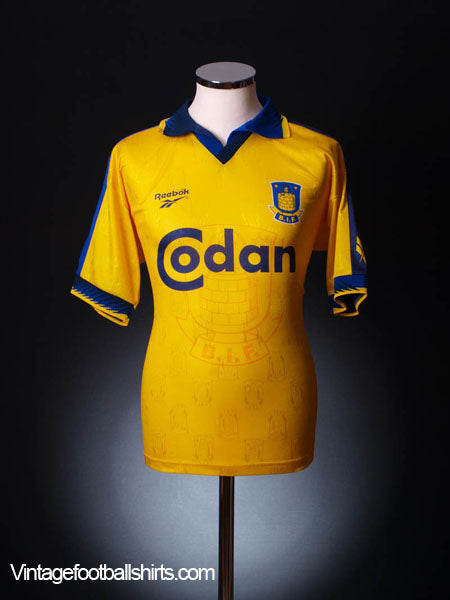 1997-98 FC Brondby Home Shirt M Football Shirt