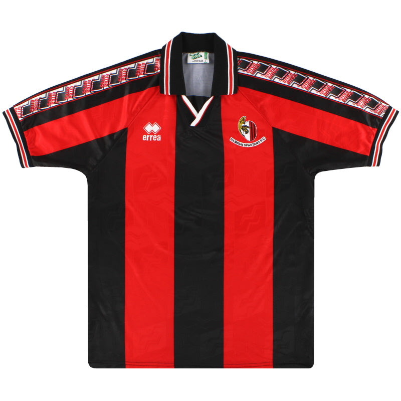 1997-98 Hamrun Spartans Errea Home Shirt L Football Shirt