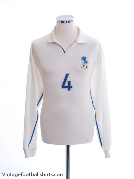 1997-98 Italy Player Issue Away Shirt #4 L/S L Football Shirt