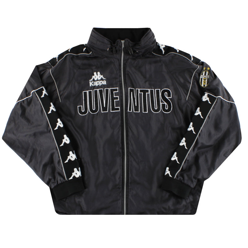 1997-98 Juventus Kappa Hodded Bench Coat L Jacket