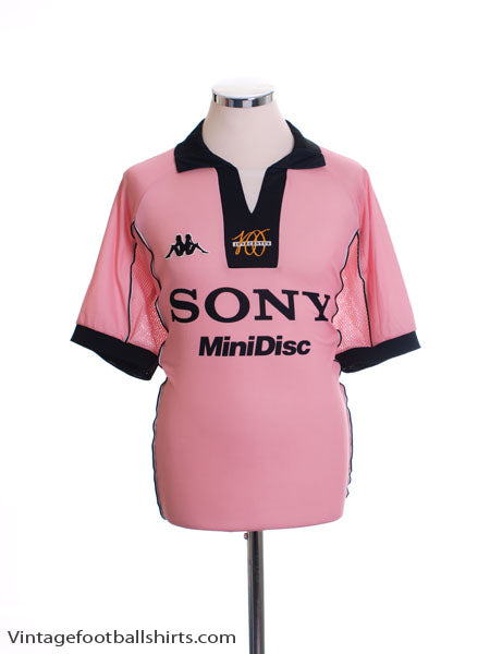 1997-98 Juventus Pink Centenary Away Shirt *Mint* L Football Shirt