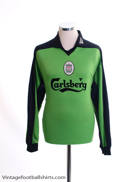 1997-98 Liverpool Goalkeeper Shirt L Football Shirt