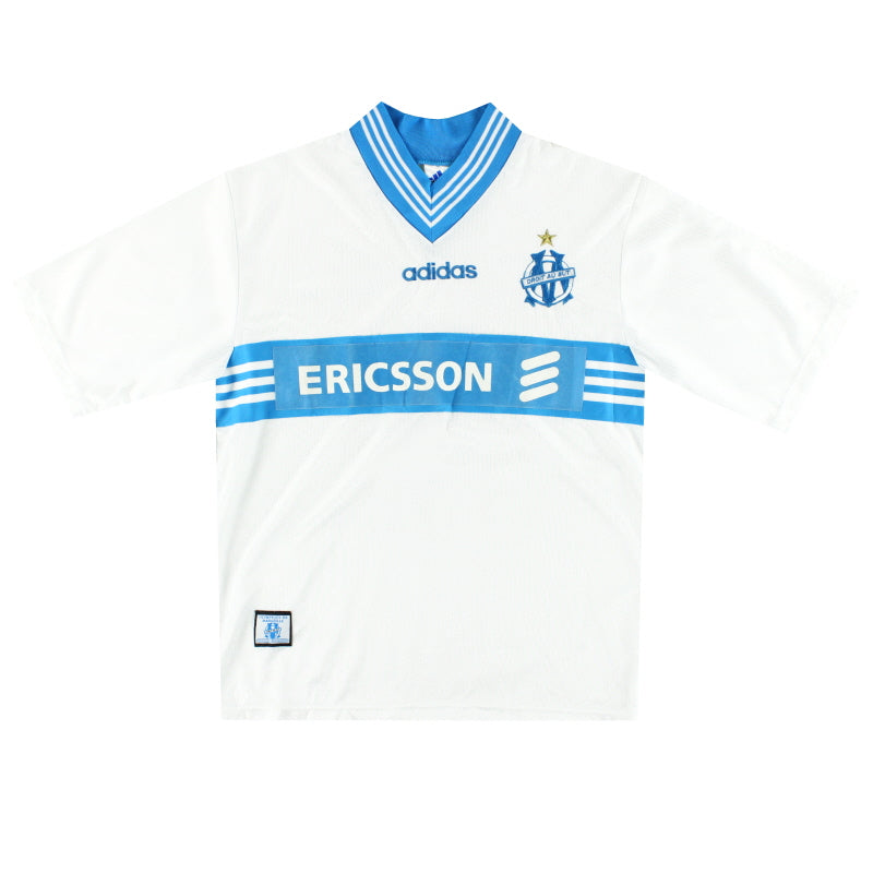 1997-98 Marseille adidas Home Shirt M Football Shirt
