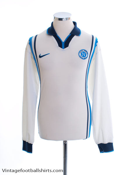 1997-98 Napoli Away Shirt L/S L Football Shirt