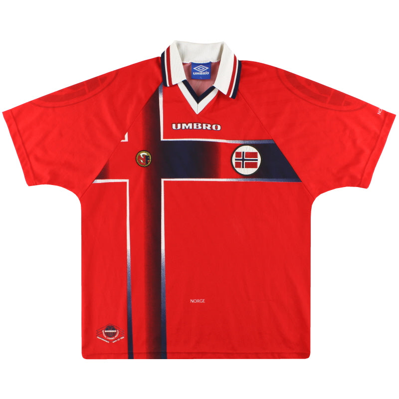 1997-98 Norway Umbro Home Shirt XL Football Shirt