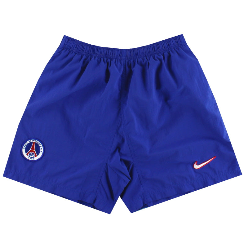 1997-98 Paris Saint-Germain Nike Home Shorts *Mint* M Football Shorts