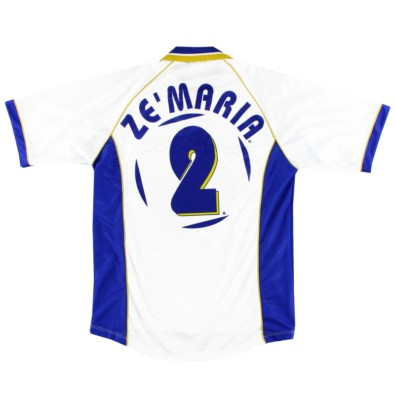 1997-98 Parma Home Shirt Ze Maria #2 XL Football Shirt