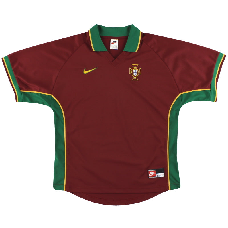 1997-98 Portugal Nike Home Shirt *Mint* L Football Shirt