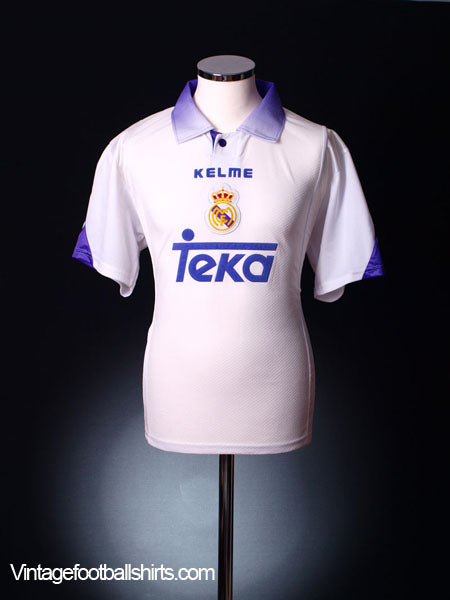 1997-98 Real Madrid Home Shirt L Football Shirt