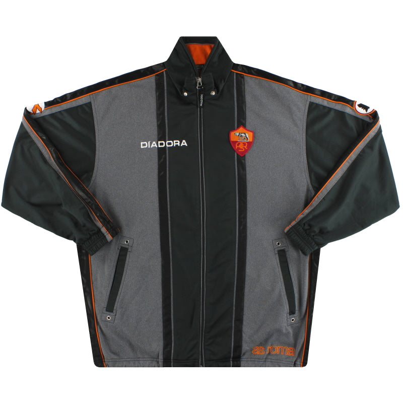1997-98 Roma Diadora Track Jacket L Jacket