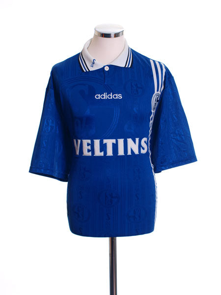 1997-98 Schalke Home Shirt XL Football Shirt