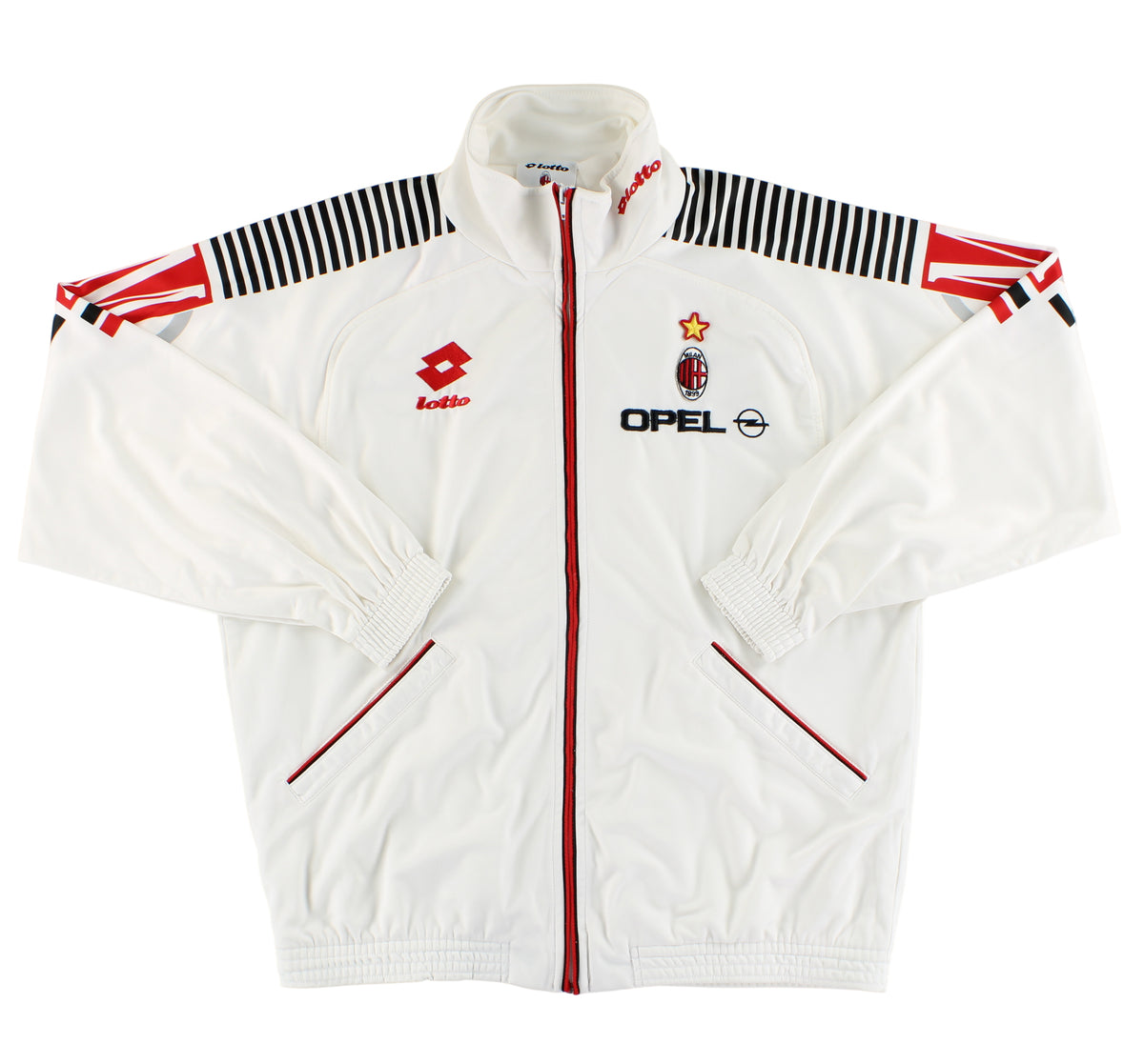 1997-98 AC Milan Lotto Track Jacket L