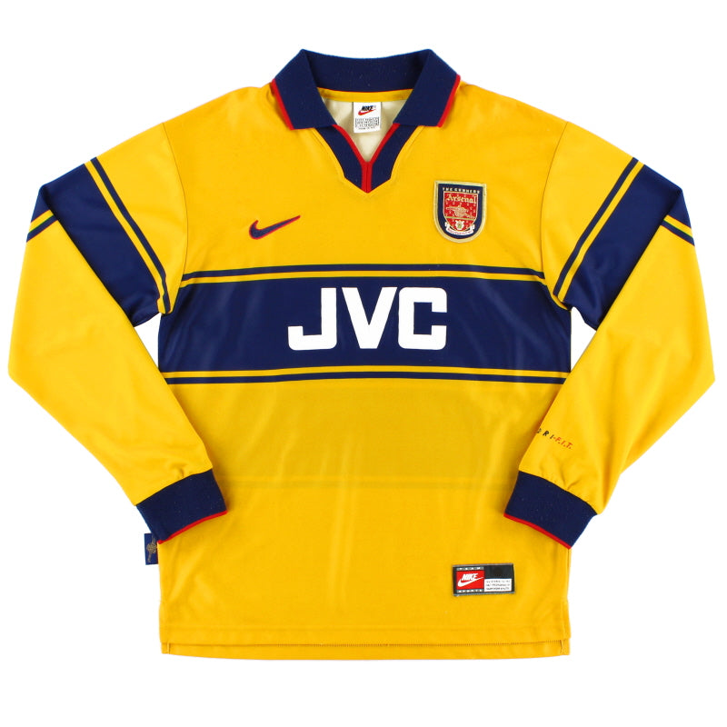 1997-99 Arsenal Away Shirt L/S XL Football Shirt