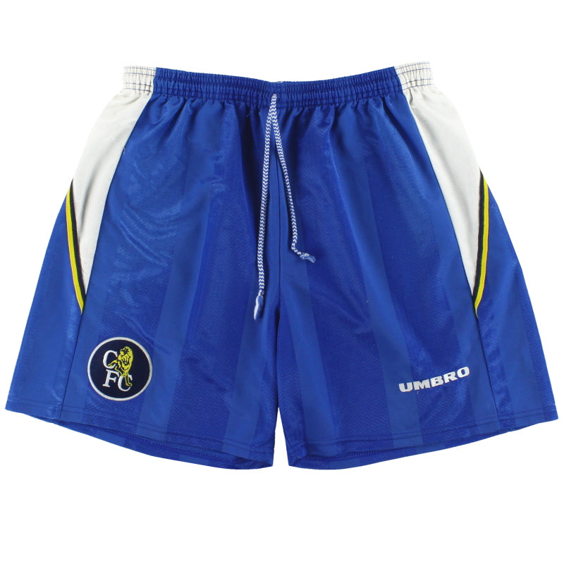 1997-99 Chelsea Umbro Home Shorts L Football Shorts