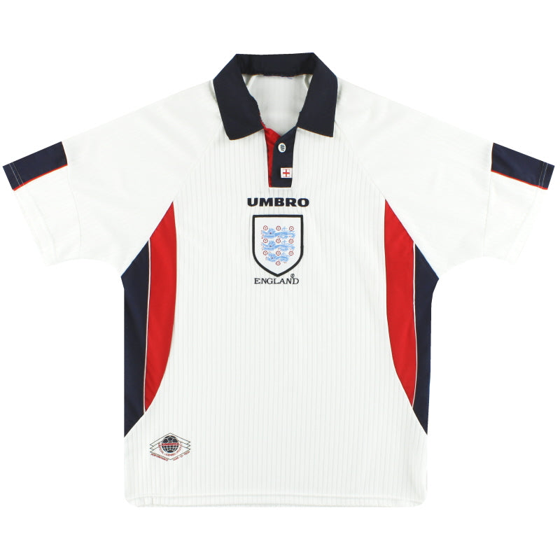 1997-99 England Umbro Home Shirt L Football Shirt