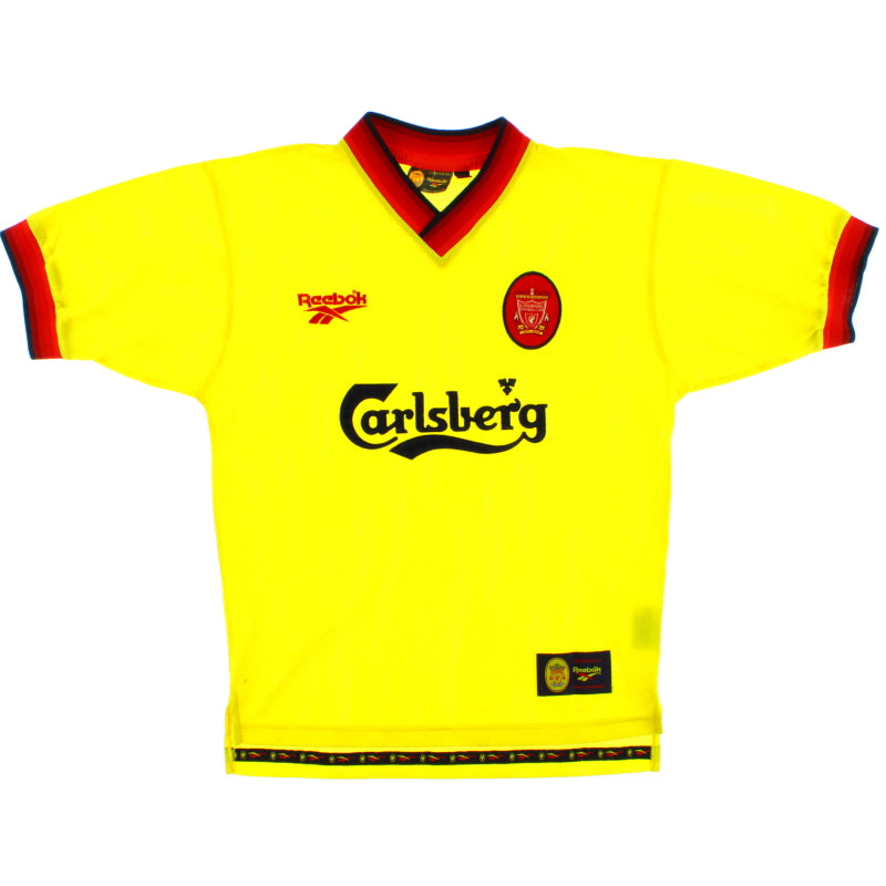 1997-99 Liverpool Reebok Away Shirt L Football Shirt