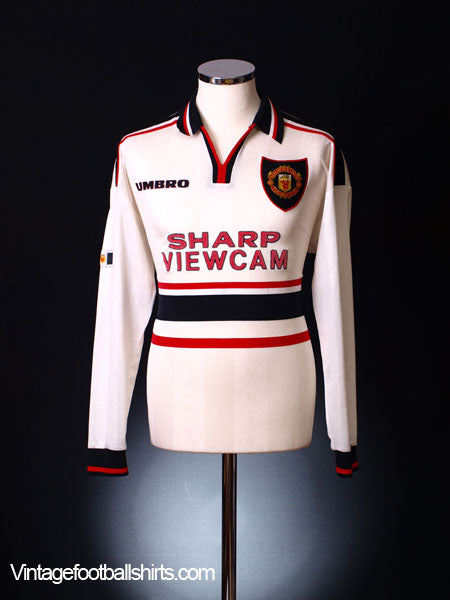 1997-99 Manchester United Away Shirt L/S *BNWT* XXL Football Shirt