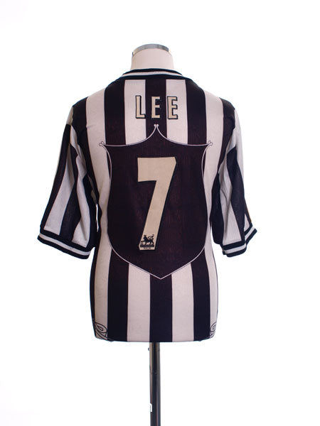 1997-99 Newcastle Home Shirt Lee #7 L Football Shirt