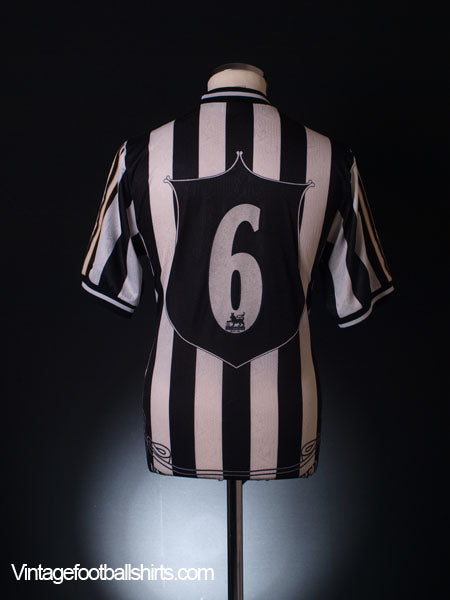 1997-99 Newcastle Home Shirt #6 S Football Shirt
