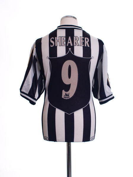 1997-99 Newcastle Home Shirt Shearer #9 L Football Shirt