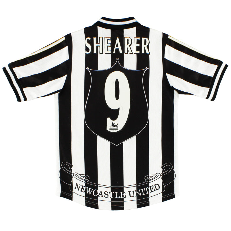1997-99 Newcastle Home Shirt Shearer #9 XL Football Shirt