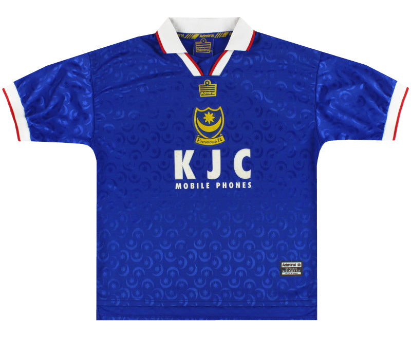 1997-99 Portsmouth Admiral Home Shirt L Football Shirt