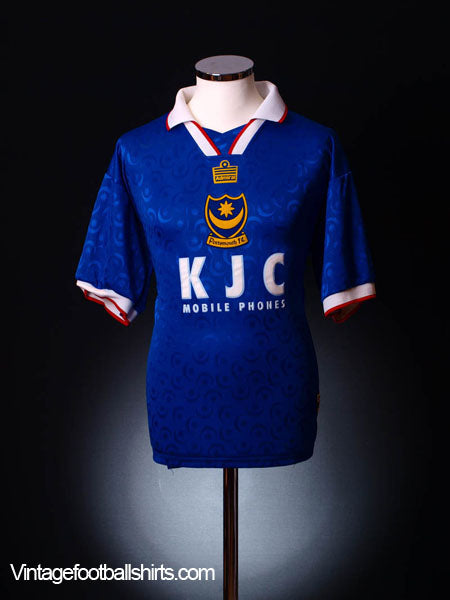 1997-99 Portsmouth Home Shirt M Football Shirt