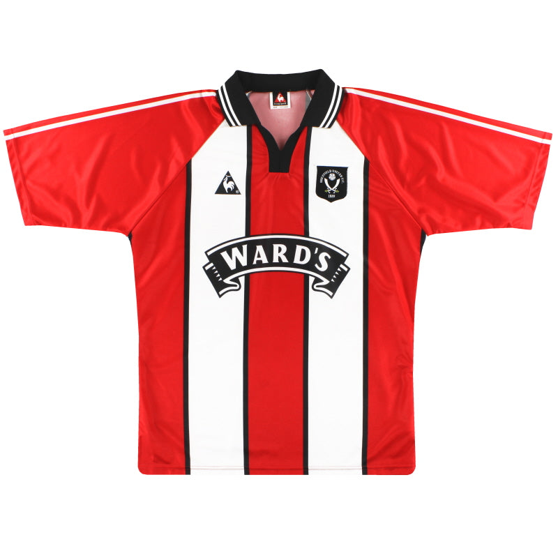 1997-99 Sheffield United Le Coq Sportif Home Shirt L Football Shirt