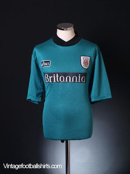 1997-99 Stoke City Away Shirt L Football Shirt