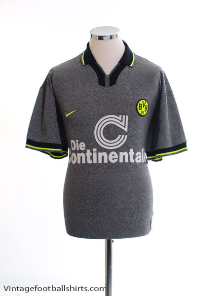 1997 Borussia Dortmund Away Shirt L Football Shirt