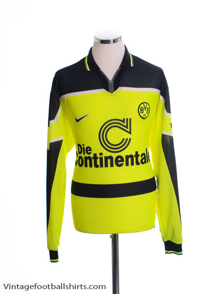 1997 Borussia Dortmund Home Shirt L/S XL Football Shirt