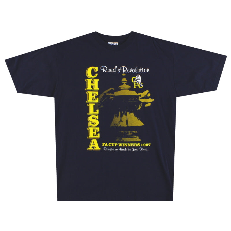 1997 Chelsea FA Cup Winners Tee L T-Shirt