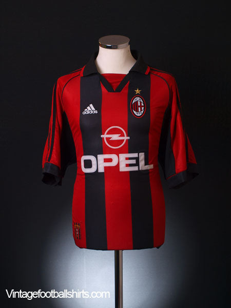 1998-00 AC Milan Home Shirt Y Football Shirt